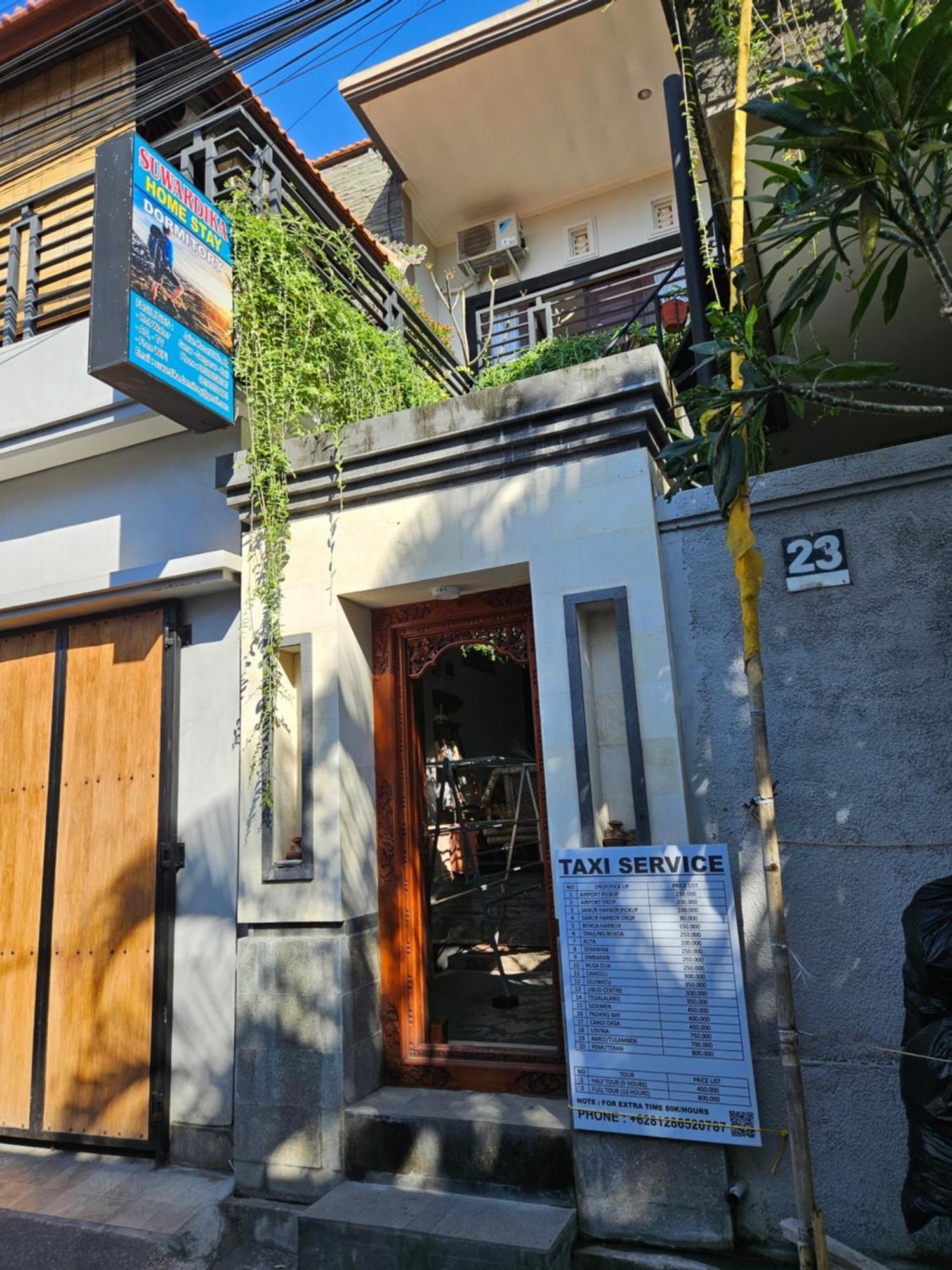 Suwardika Homestay & Dormitory Sanur Exterior foto